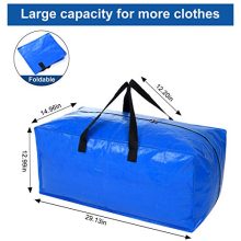 Extra Large Heavy Duty Storage Bags – 4-Pack XL Moving Bags for College Dorms, Clothes, and Household Storage