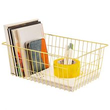 iPEGTOP Wire Storage Baskets, Large Farmhouse Metal Basket