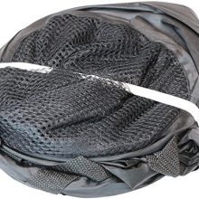 Mesh Pop-Up Laundry Hamper Basket with Side Pocket