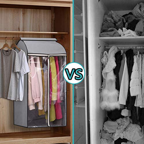 MISSLO 43" Hanging Garment Bags for Storage