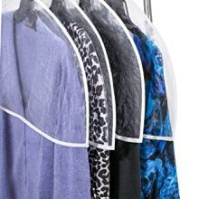 Clear Vinyl Shoulder Covers for Clothes – Set of 12 Protective Storage Covers for Suits, Dresses & Blouses – Durable, Breathable, and Dust-Free