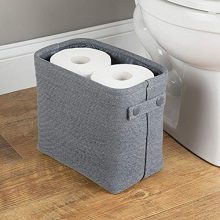 mDesign Soft Cotton Fabric Closet Storage Organizer