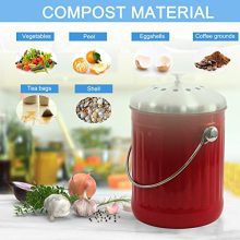 4W Countertop Compost Bins 1.3 Gallon
