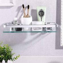 KES Aluminum Bathroom Glass Shelf Tempered Glass Rectangular