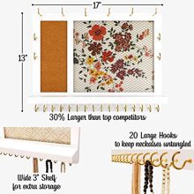 Klesis Shoppe Large Wall Mounted Jewelry Organizer