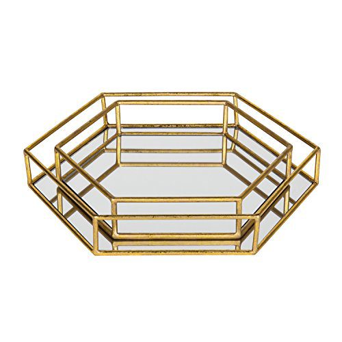 Kate and Laurel Felicia Metal Mirrored Ornate Set