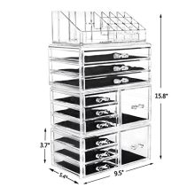 HBlife Acrylic Jewelry and Cosmetic Storage Drawers