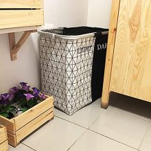 2 Section Laundry Basket Hamper Collapsible