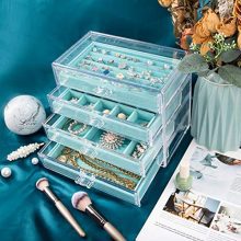 Jewelry Box Organizer for Earring Necklace Ring & Bracelet