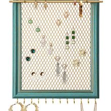 Organizer Frame Wall Mounted Jewelry Holder Vintage