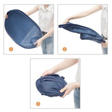 Foldable Laundry Hamper Pop-Up Mesh Clothes Hamper