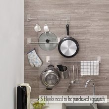 Bathroom Towel Bar Brushed Self Adhesive