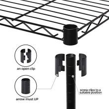 JS HOME Heavy Duty Garment Rack, Free-Standing Rolling