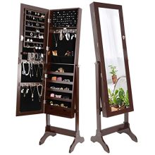SUPER DEAL 2in1 Free Standing Jewelry Cabinet