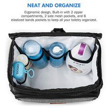 Hiverst Hanging Toiletry Bag, Shower Caddy Tote Bag