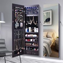 Armoire Organizer Mirror Jewelry Cabinet Full Screen