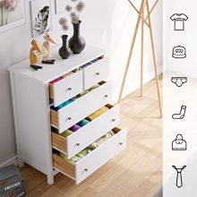 HOMECHO 5 Drawer Dresser, Modern Chest of Drawer