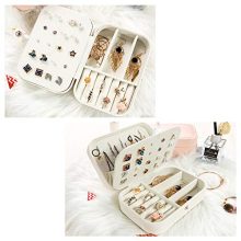 Jewelry Box,Necklace Ring Storage Organizer Double Layer