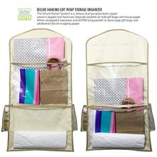 Clutter Keeper Deluxe Hanging Gift Wrap Storage Organizer