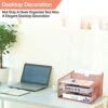 File Holder Organzier with 3 Letter Tray