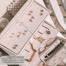 Journey Jewelry Organizer Box – Luxurious, Compact Jewelry Roll with 5X Capacity for Safe, Secure Travel Storage