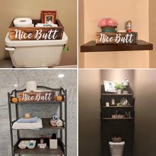 Nice Butt Bathroom Decor Box, Funny Cute Restroom Paper Storage Organizer