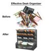 Marbrasse Mesh Desk Organizer, Multi-Functional Pen Holder