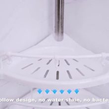 Constant Tension Stainless Steel Pole Organizer Shower Caddy
