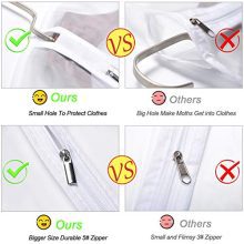 UOUEHRA Hanging Moth Proof Garment Bag Cover