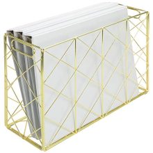 File Folder and Document Holder Organizer Basket Bin