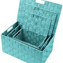 Organizer Set Stackable Storage Basket Woven