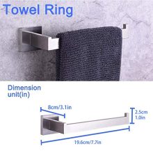 Stainless Steel Brushed Nickel 24 inch Towel Bar