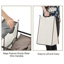 Liheya 3 Bag Laundry Sorter Cart, Laundry Hamper Sorter