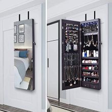 Armoire Organizer Mirror Jewelry Cabinet Full Screen