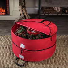 Premium Christmas Wreath Storage Xmas Bag