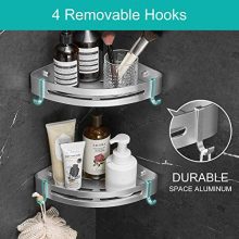 Multifunctional Bathroom Shelves in 2 Pack,Shower Shelf Caddy