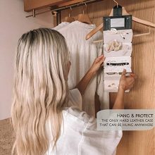 Journey Jewelry Organizer Box – Luxurious, Compact Jewelry Roll with 5X Capacity for Safe, Secure Travel Storage