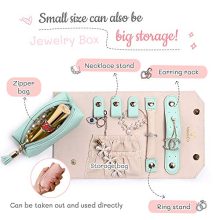 Travel Jewelry Organizer – Premium Roll Foldable Case for Jewelry, Rings, Necklaces, and More