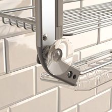 Adjustable Bathroom Caddy/Over-The-Shower Head
