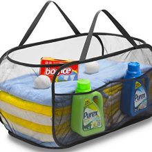 TENRAI Strong Mesh Horizontal Pop Up Laundry Hamper