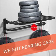24-inch Wall-Mounted Bath Towel Racks, No Rust