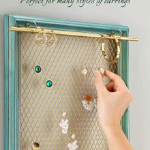 Organizer Frame Wall Mounted Jewelry Holder Vintage