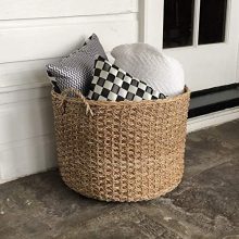 Banana Leaf Large Blanket Floor Storage Basket