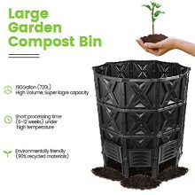 EJWOX Large Compost Bin - 190 Gallon