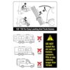 Folding Hitch-Mounted Ski/Snowboard Rack – Fits 1.25” or 2” Receivers, Holds 6 Skis or 4 Snowboards