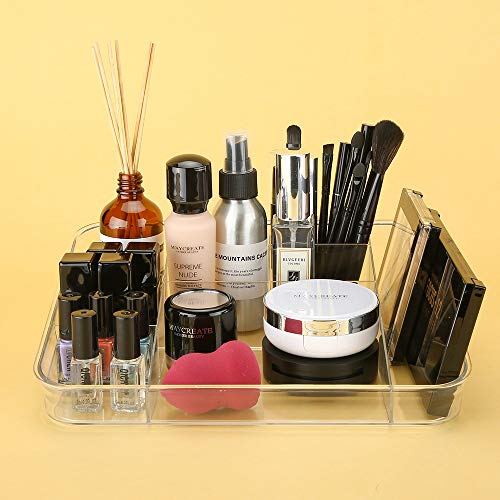 Tray Cosmetic Display Case Brush Holder Storage Box