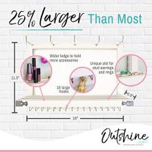 Chic and Practical Jewelry Haven: Wall-Mounted Silver Hen Wire Organizer for Effortless Access and Stylish Display
