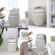 Laundry Hamper, 25.6" Height Wicker Laundry Baskets