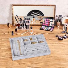 VIEFIN Velvet Stackable Jewelry Tray, Earring Drawer