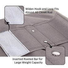 Shelf Hanging Closet Organizer Mesh Side Pockets